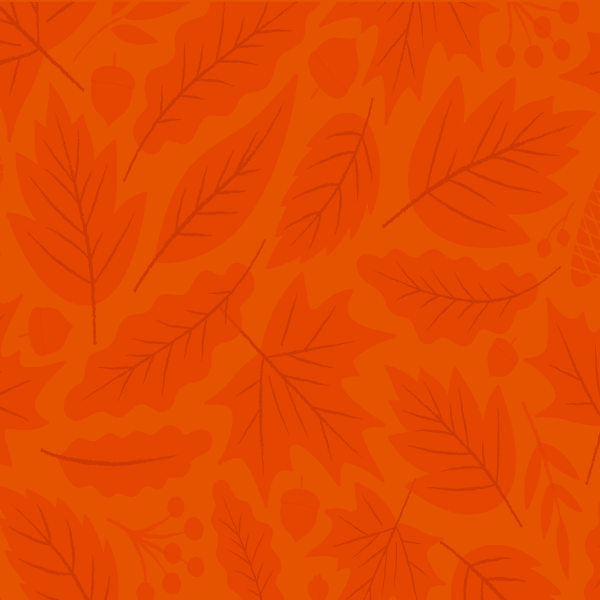 Illustration of fall leaves