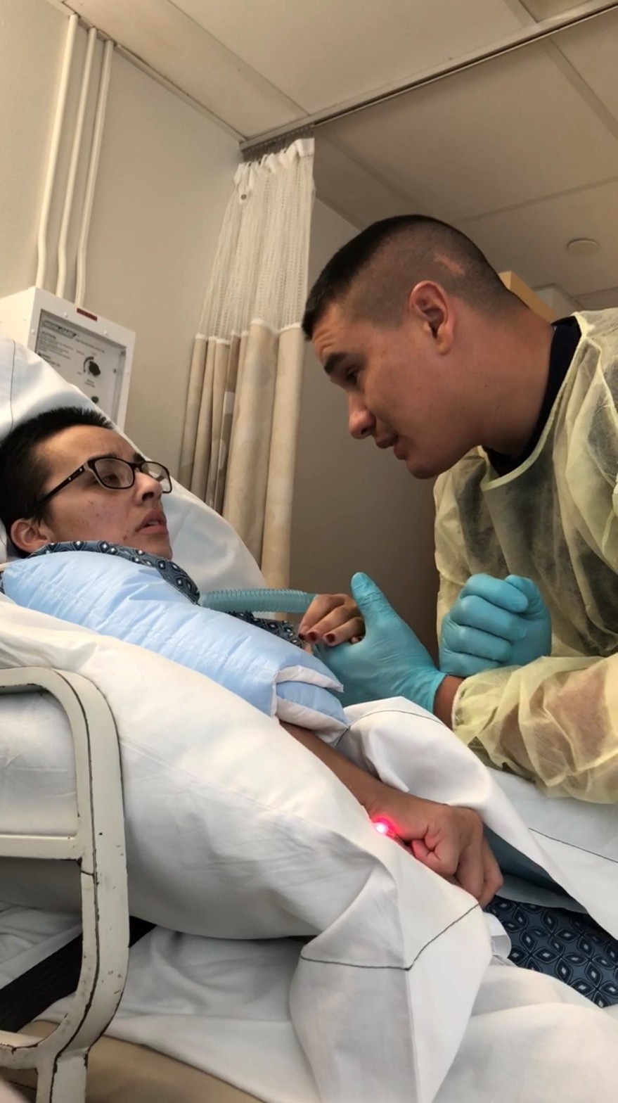 Jovanna was injured in the 1 October shooting and required multiple blood transfusions to survive.