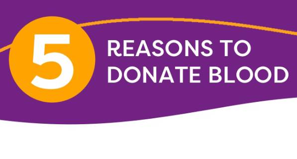 5 reasons to donate blood