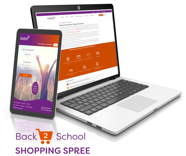 Back 2 School Shopping Spree - Photo of laptop and tablet